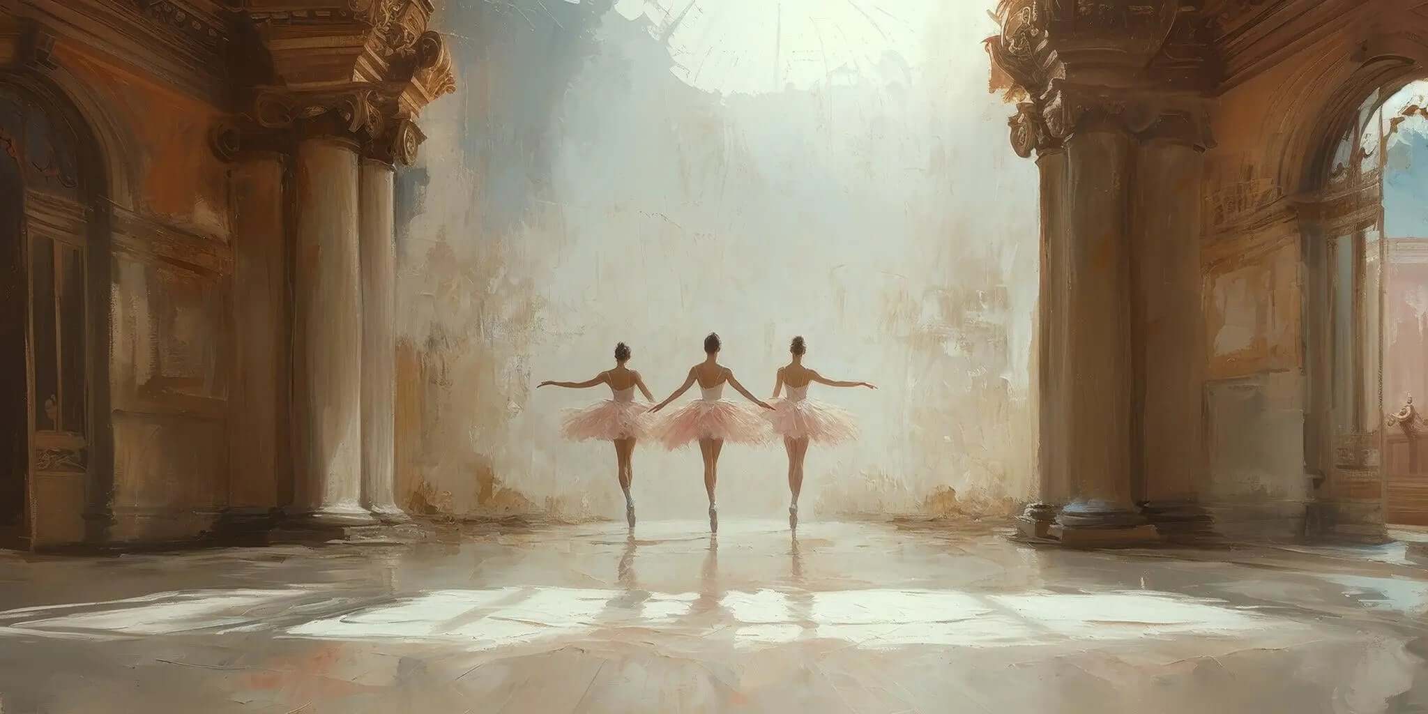 Ballet Dancers Wallpaper Mural