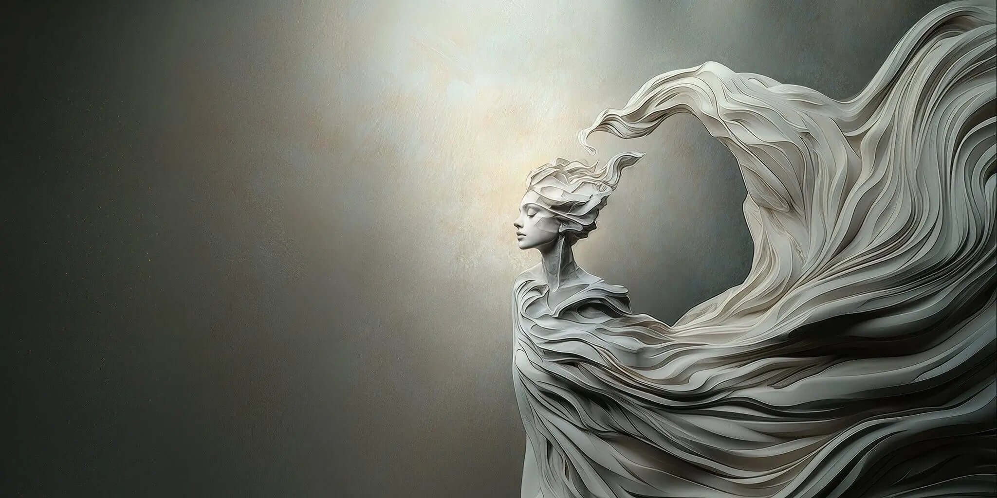 Abstract Sculpture Wallpaper Mural