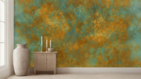 Abstract Aqua wallpaper for Living Room