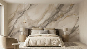 Abstract Beige wallpaper for Bedroom