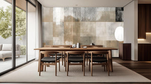 Abstract Beige wallpaper for Living Room