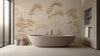 Serene Woodland Silhouette Wallpaper