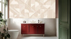 Contemporary Beige wallpaper for Bathroom