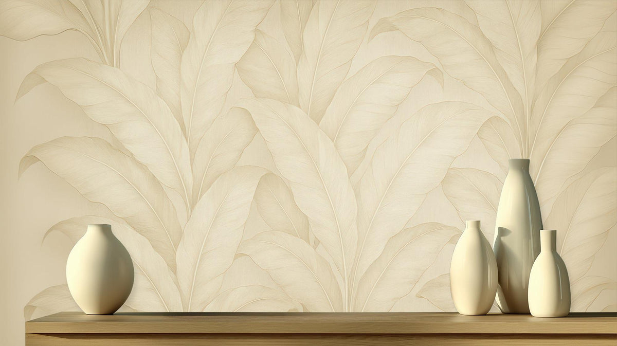 Contemporary Beige wallpaper for Bedroom