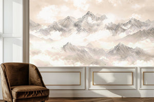 Contemporary Beige wallpaper for Bedroom