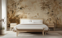 Contemporary Beige wallpaper for Bedroom