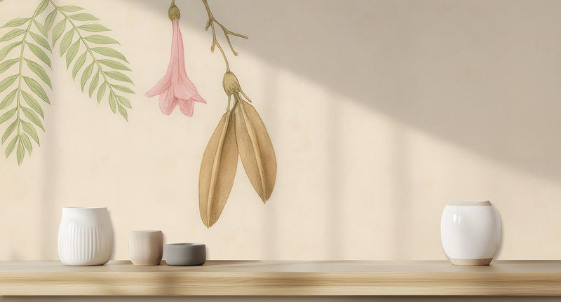 Contemporary Beige wallpaper for Bedroom