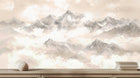 Contemporary Beige wallpaper for Bedroom