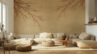 Contemporary Beige wallpaper for Living Room