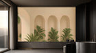 Contemporary Beige wallpaper for Living Room