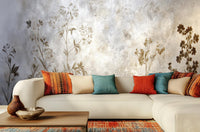 Contemporary Beige wallpaper for Living Room