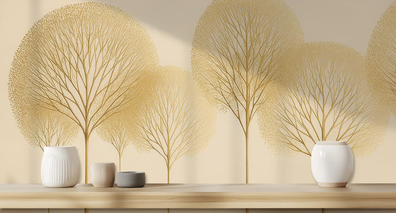 Minimalist Beige wallpaper for Bedroom