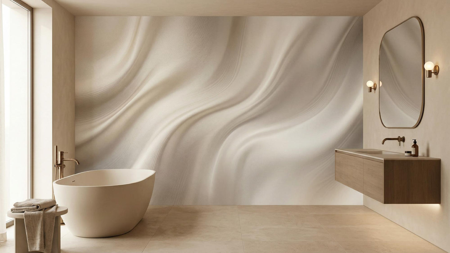 Modern Beige wallpaper for Bathroom