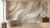 Elegant Waveform Texture Wallpaper