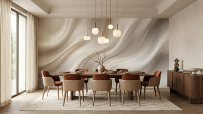 Modern Beige wallpaper for Dining Room