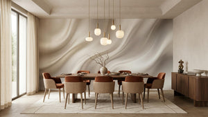 Modern Beige wallpaper for Dining Room