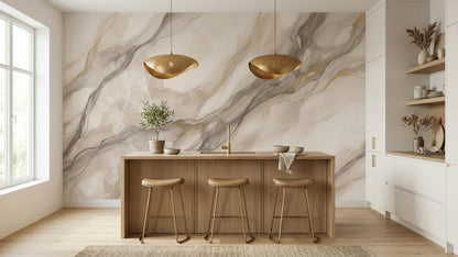 Modern Beige wallpaper for Dining Room
