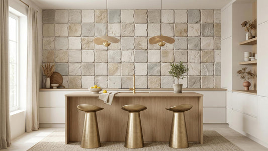 Modern Beige wallpaper for Kitchen