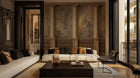Modern Beige wallpaper for Living Room