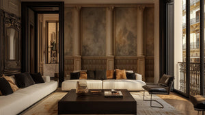Modern Beige wallpaper for Living Room