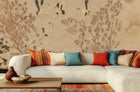 Traditional Beige wallpaper for Bedroom