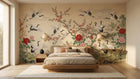 Traditional Beige wallpaper for Bedroom