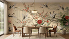Traditional Beige wallpaper for Dining Room