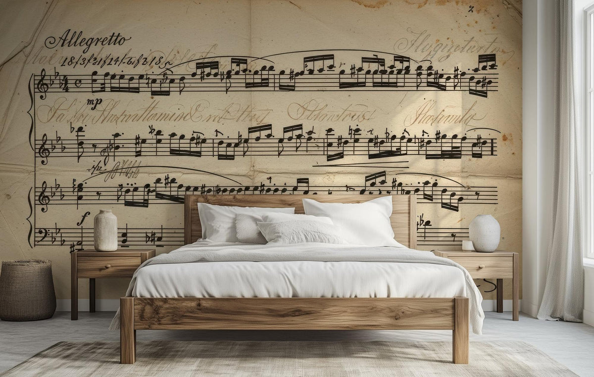 Vintage Beige wallpaper for Bedroom