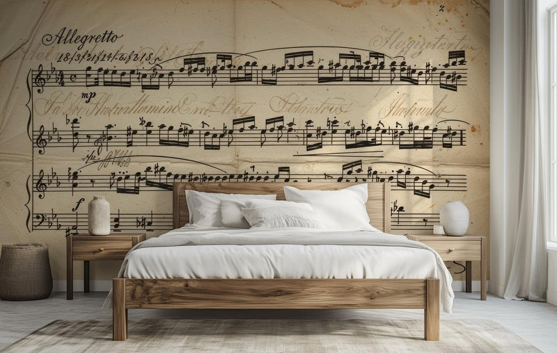 Vintage Beige wallpaper for Bedroom