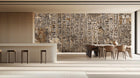 Vintage Beige wallpaper for Dining Room