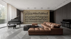 Vintage Beige wallpaper for Living Room