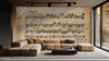 Vintage Musical Manuscript Wallpaper