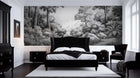 Contemporary Black & White wallpaper for Bedroom