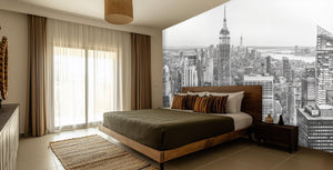Contemporary Black & White wallpaper for Bedroom