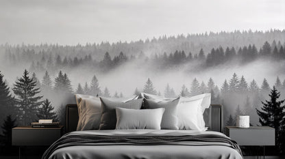 Contemporary Black & White wallpaper for Bedroom