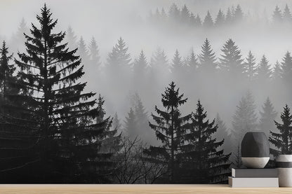 Contemporary Black & White wallpaper for Bedroom