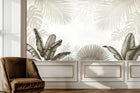 Contemporary Black & White wallpaper for Living Room