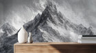Contemporary Black & White wallpaper for Living Room