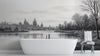 Monochrome Cityscape Wallpaper