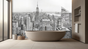 Modern Black & White wallpaper for Bathroom