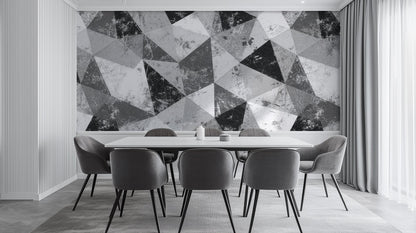 Modern Black & White wallpaper for Dining Room