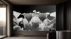 Modern Black & White wallpaper for Living Room