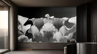 Modern Black & White wallpaper for Living Room