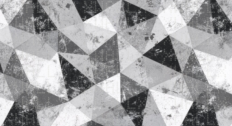 Monochrome Geometric Fragment Wallpaper