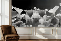 Modern Black & White wallpaper for Living Room