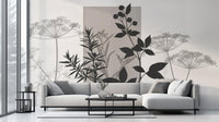 Oturma Odası için Modern Siyah & Beyaz duvar kağıdı