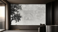 Modern Black & White wallpaper for Living Room