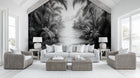 Modern Black & White wallpaper for Living Room