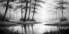 Serene Woodland Retreat Wallpaper