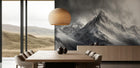Modern Black & White wallpaper for Living Room